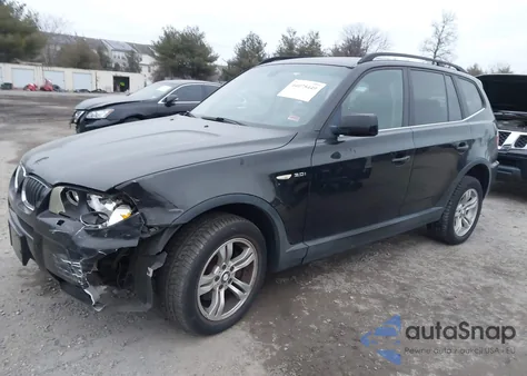 2006 BMW X3 3.0I z USA, uszkodzony, nr VIN WBXPA93446WD30704